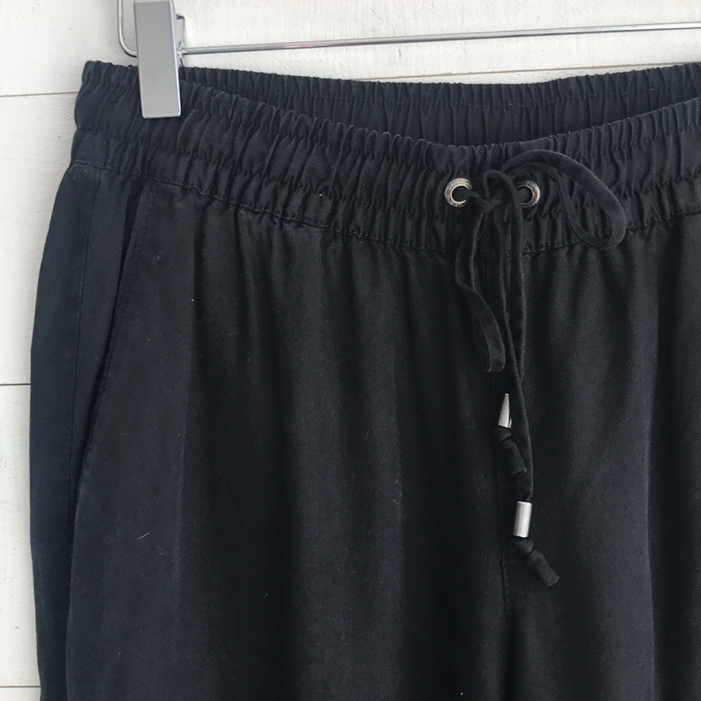 Black Drawstring Pants - image 2